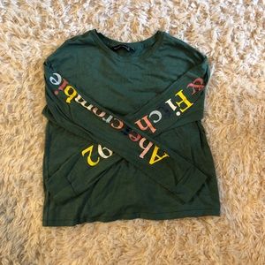 Abercrombie Rainbow Logo Tee